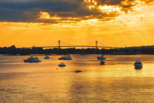 istock Golden Sunset Portsmouth Rhode Island 1363864470