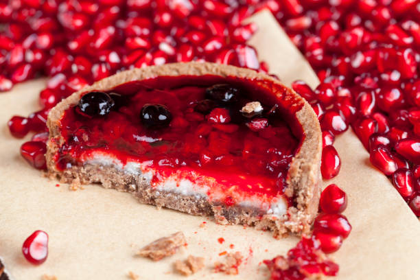 istock fruit and berry cake tartlet with cream 1363869467