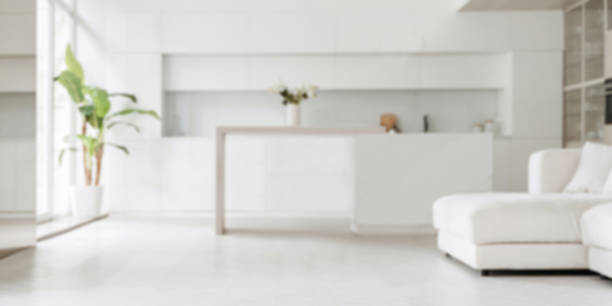 istock Blurring image of a modern living room interior. 1363869663