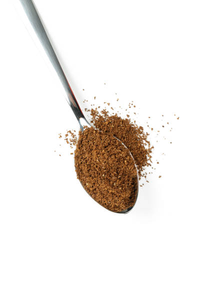 istock coffee spoon with roasted coffee beans 1363870158