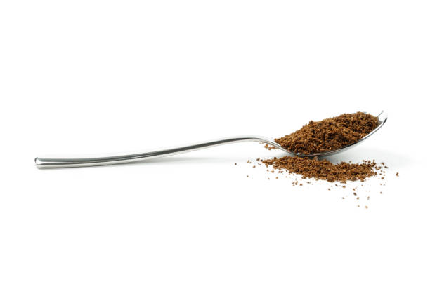 istock coffee spoon with roasted coffee beans 1363871273
