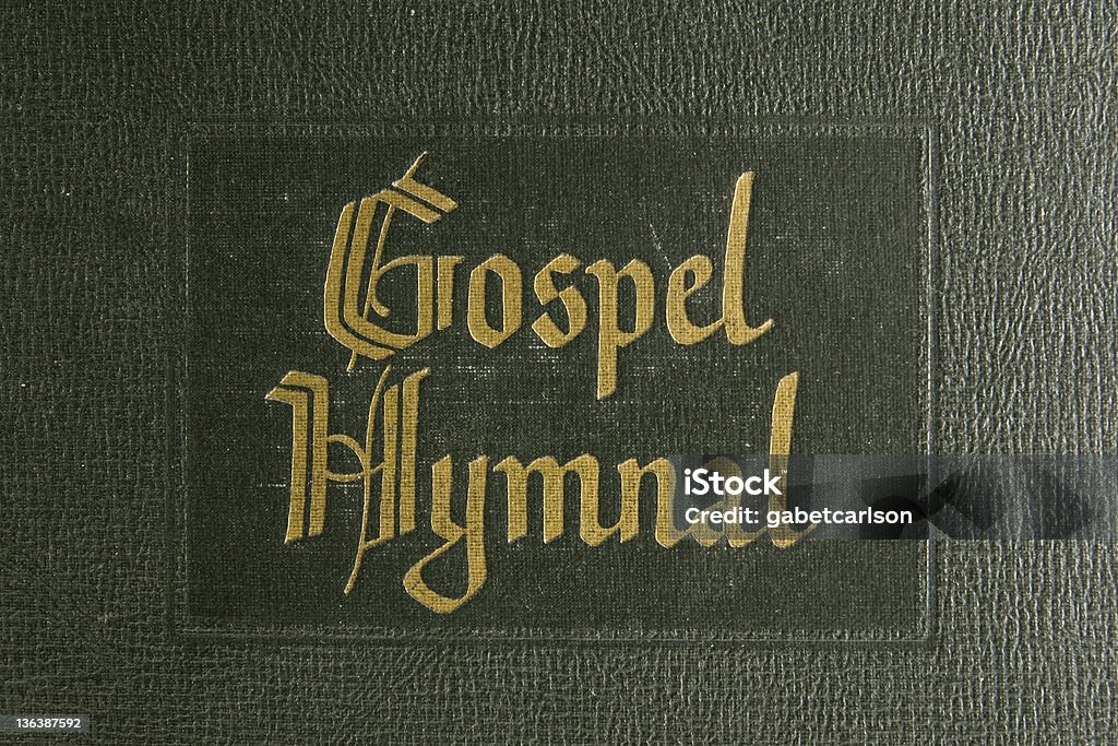 Gospel Livre de cantiques - Photo de Calligraphie libre de droits