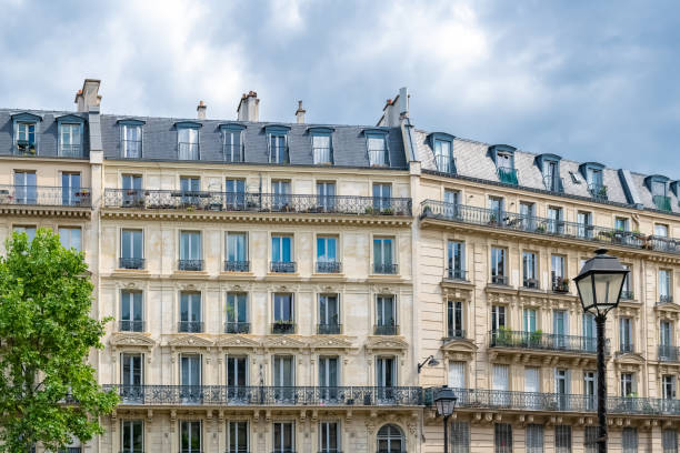 istock Paris, typical facades and street 1363878901