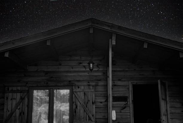 Starry Cabin stock photo