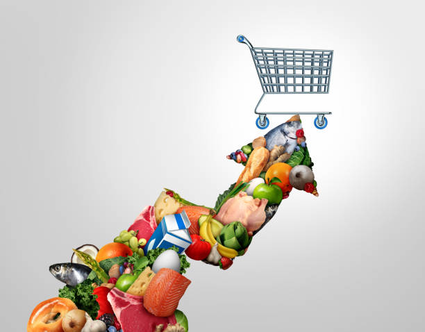Grocery Inflation stock photo