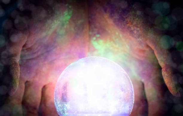 istock Hands in fluorescent paint illuminated by a lamp. Bright glowing colors in the dark. 1363887030