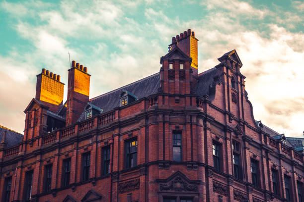 Typical English red brick architecture, from Manchester