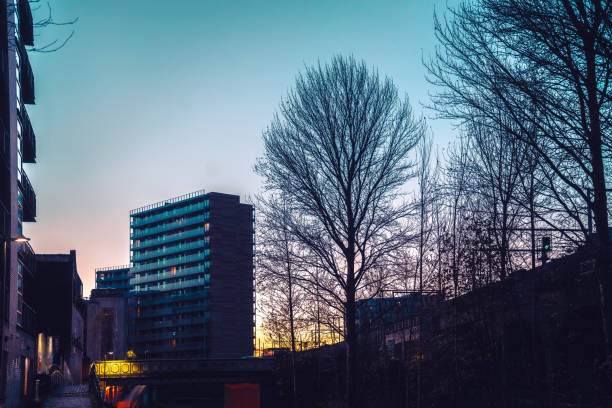 istock Manchester Cityscape at Dusk 1363889612