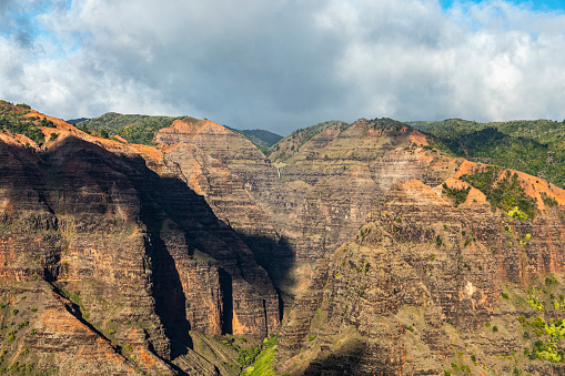 Waimea Canyon ridge in Kauai, Hawaii