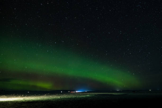 istock The Northern Lights Outside Vik Iceland 1363893609