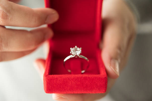 istock hands holding diamond ring in jewelry box 1363894276