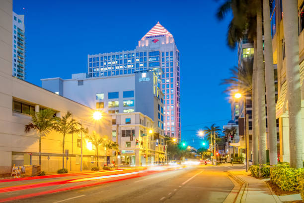 istock Fort Lauderdale Financial District Florida Night 1363896052