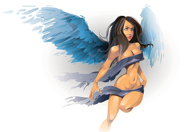 Sexuelle angel illustration vectorielle - Illustration vectorielle