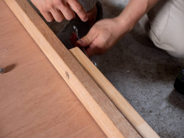 istock Craftsman Japanese professional wood processing Japan. 1363903595