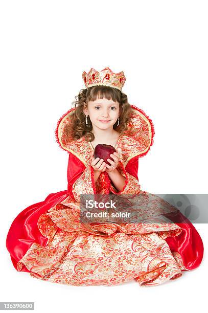The Fantastic Princess Stock Photo - Download Image Now - 6-7 Years, 8-9 Years, Apple - Fruit
