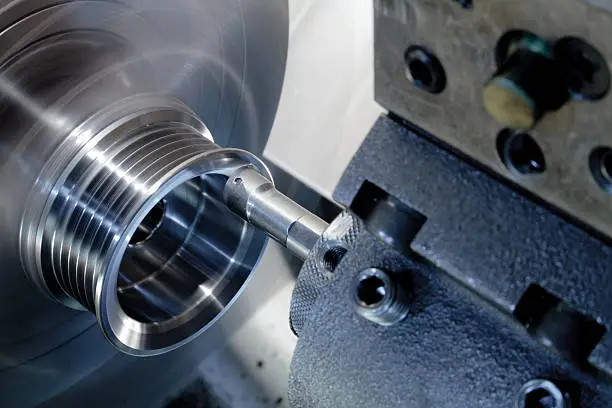 Photo of CNC diameter turning.