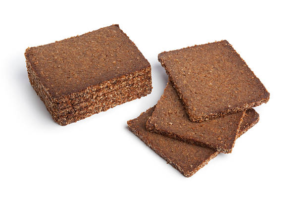 istock Slices of whole grain rye bread 136390971