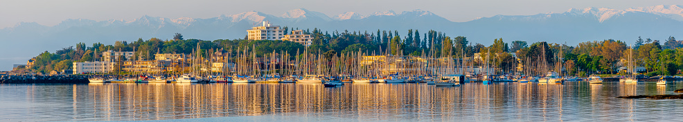 Oak Bay Marina in Victoria on Vancouver Island, British Columbia