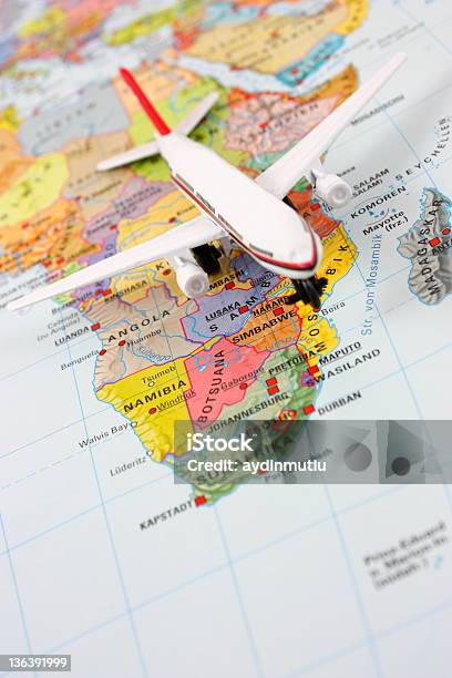 Foto de Mapa De Avião Na África Do Sul e mais fotos de stock de 2010 - 2010, Aeroporto, Aventura