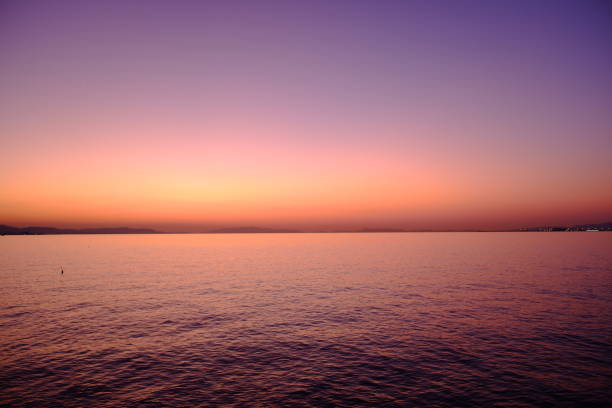 istock Magic hour of sunset and beach 1363937013