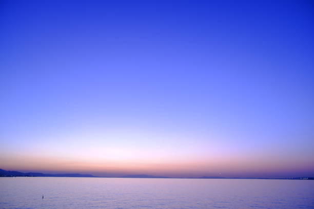 istock Magic hour of sunset and beach 1363937039