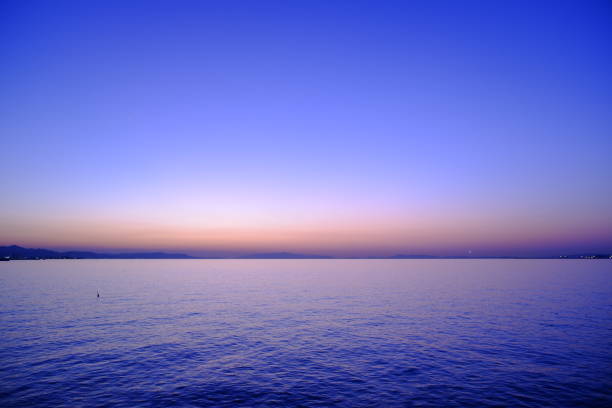 istock Magic hour of sunset and beach 1363937041