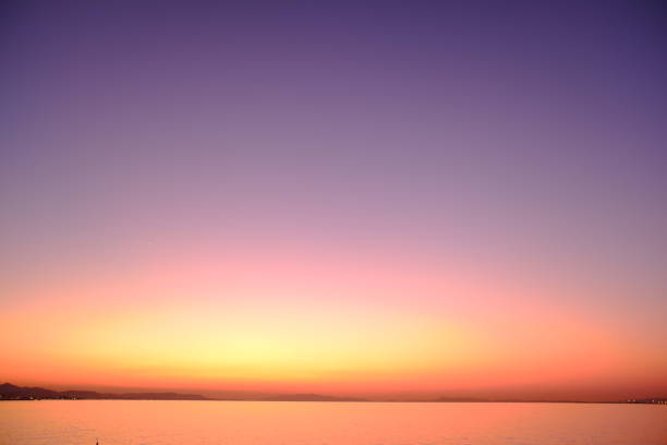 istock Magic hour of sunset and beach 1363937048