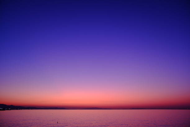 istock Magic hour of sunset and beach 1363937064