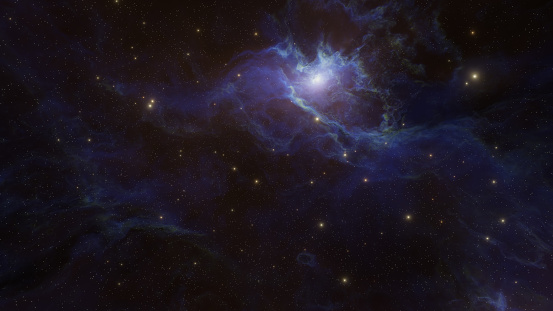 Nebula in outer space