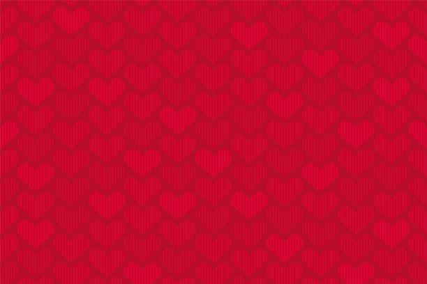 bildbanksillustrationer, clip art samt tecknat material och ikoner med seamless pattern with hearts - alla hjärtans dag kort