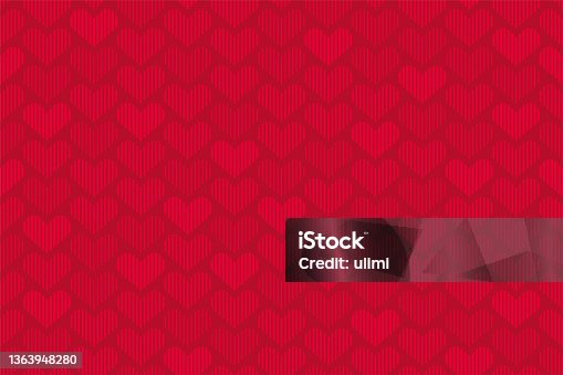 istock Seamless pattern with hearts 1363948280