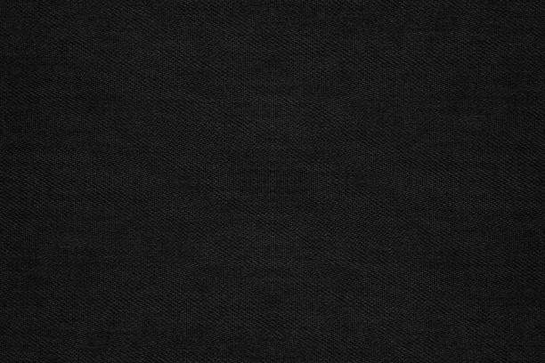 istock Seamless dark textile texture of woven fabric for the background 1363950053