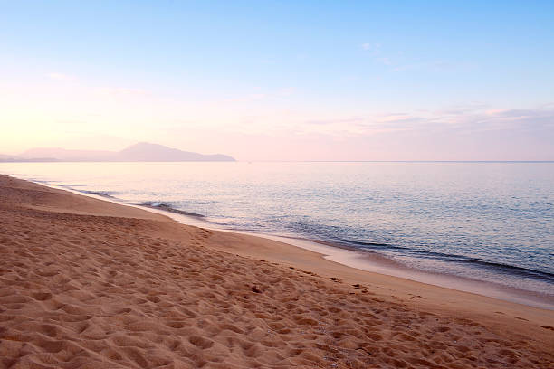 istock Sunset view at Phuket beach,Thailand 136395336