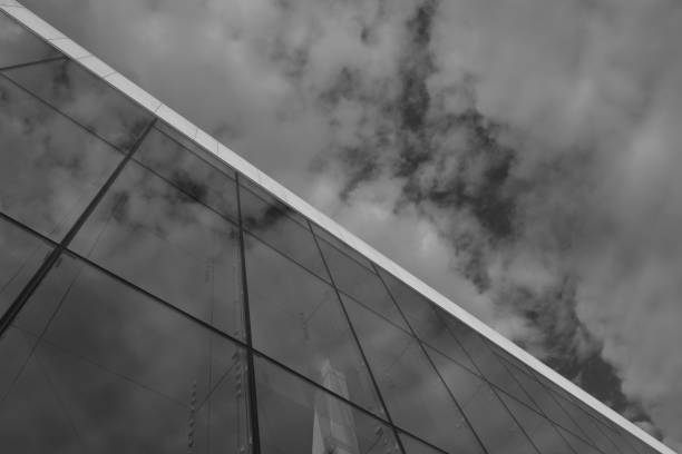 istock Abstract black and white architecture photos 1363960061