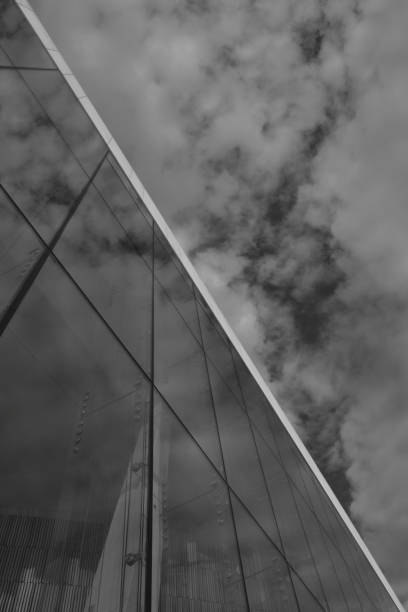 istock Abstract black and white architecture photos 1363960062
