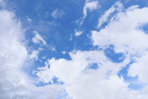 istock Beautiful clouds with blue sky landscape 1363967070