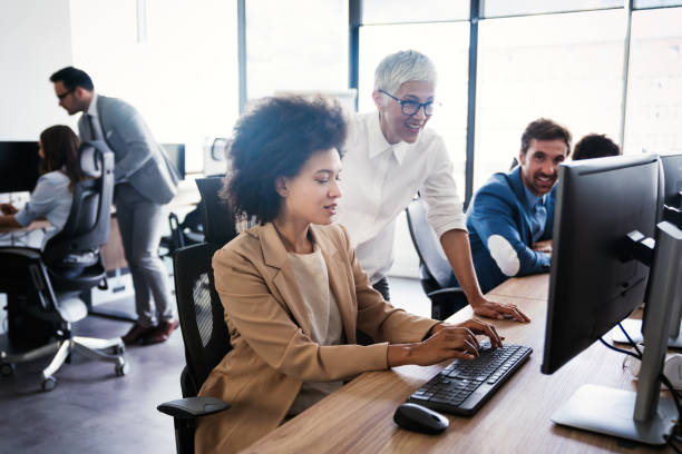 istock Collaboration and analysis by business people working in office 1363967104