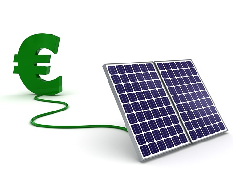 Solar panels renewable energy savings investment money euro