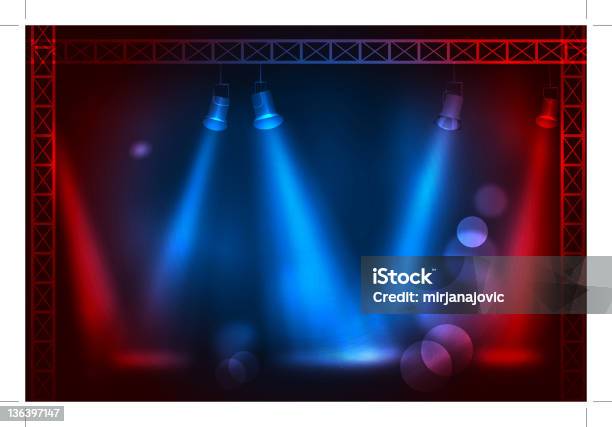 舞台照明 - 舞台照明のベクターアート素材や画像を多数ご用意 - 舞台照明, スポットライト, 赤