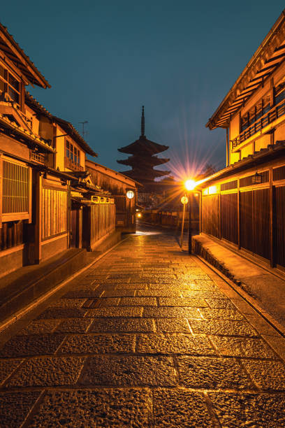 istock street night light at Japan 1363972546