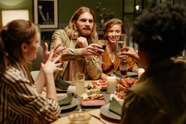istock People celebrating holiday together 1363979819
