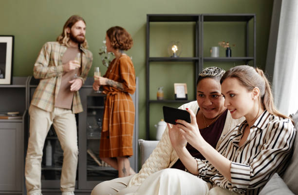 istock Young people visiting home party 1363979868