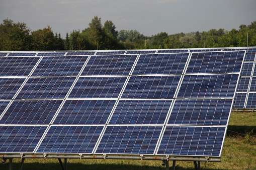Solar panels renewable energy