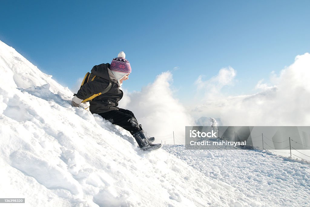 Diversão de inverno - Foto de stock de Coragem royalty-free