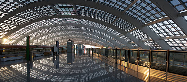istock Train station of T3 beijing 136398327