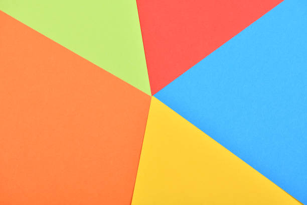 istock Paper background consists of different colors 1363984897