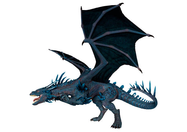 istock 3D Rendering Fairy Tale Dragon on White 1363984919