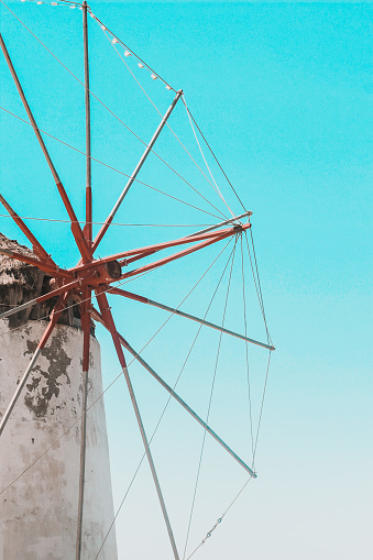 Windmill in Mykonos, Greece 2021