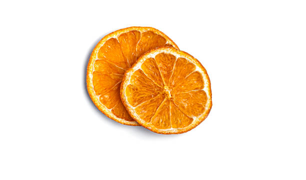 istock Dried orange on white background. High quality photo 1363986980