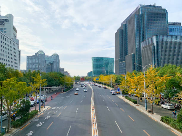 istock Beijing CHAOYANGMEN Main Road 1363993368